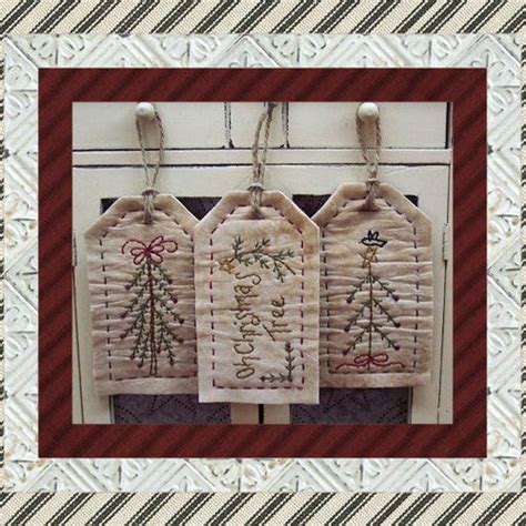 Gingerbread Mini Collection Primitive Stitchery E Pattern By Etsy