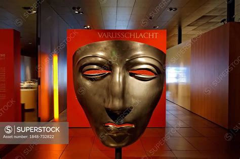 Face Mask Of A Roman Cavalry Helmet Enlarged Replica Varus Battle Or