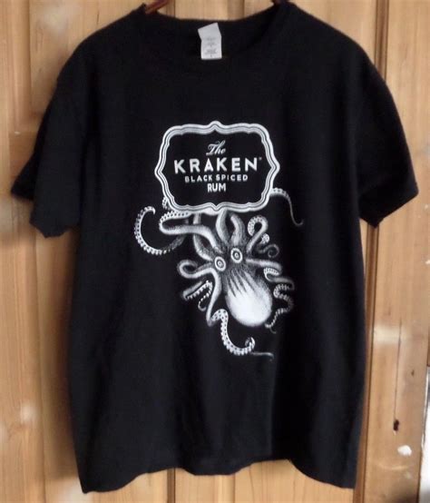 Kraken Rum Octopus T Shirt Cotton Men Casual Cotton T Shirts In T