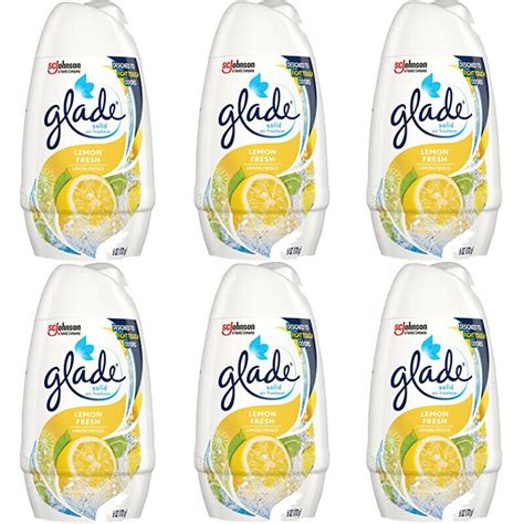 Pack Glade Lemon Fresh Solid Air Freshener Oz Walmart