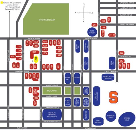 Syracuse University Maps And Directions