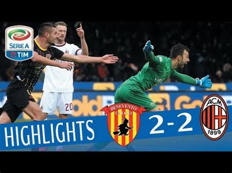 Benevento Milan Highlights Giornata Serie A Tim