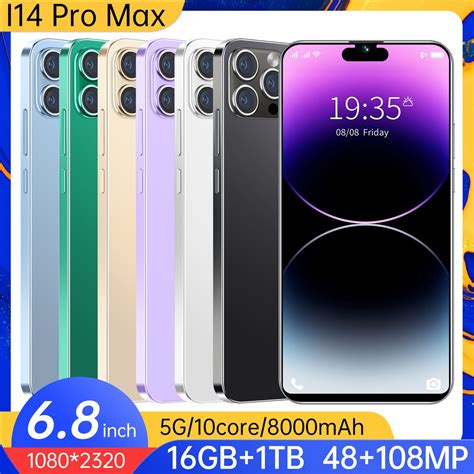 Original Phone 14 PRO Max 16GB 512GB 6 7 Inch Full Display Android 12 0