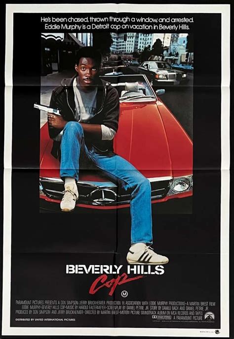 All About Movies Beverly Hills Cop Poster One Sheet Original 1984