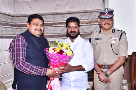 Telangana Polls Ips Officers Congratulate Revanth Reddy As Inc Leads
