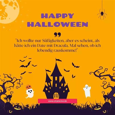 Halloween Spr Che F R Erwachsene Freche Lustige B Se Zitatecke