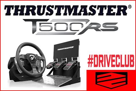 DRIVECLUB ps4 - THRUSTMASTER T500RS - YouTube