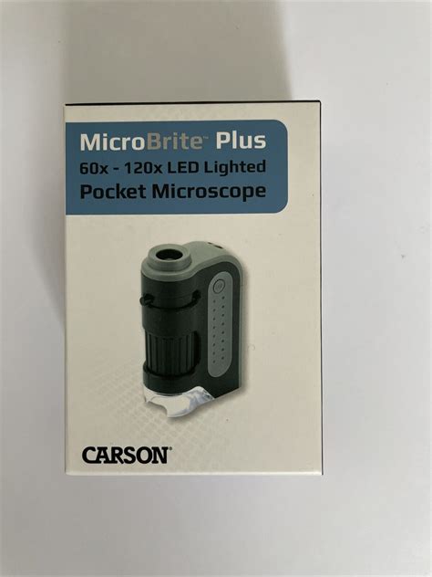 Carson Microbrite Plus X Power Led Pocket Microscope For Sale