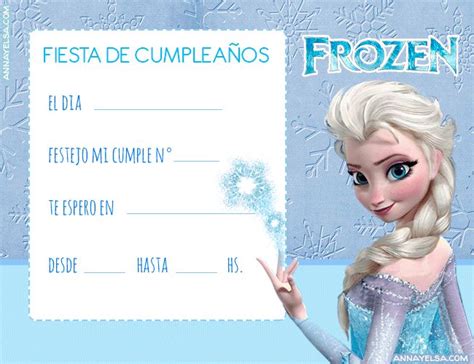 Invitaciones De Cumpleanos De Frozen Para Descargar Gratis Tu Sitio