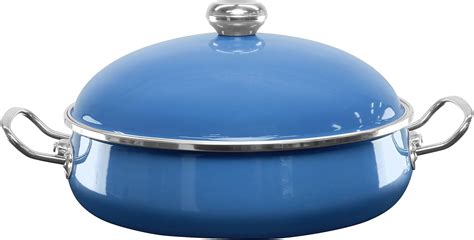 Vita Vitro Acciaio Arrocera Premium De 28 Cm Color Azul Resistente A