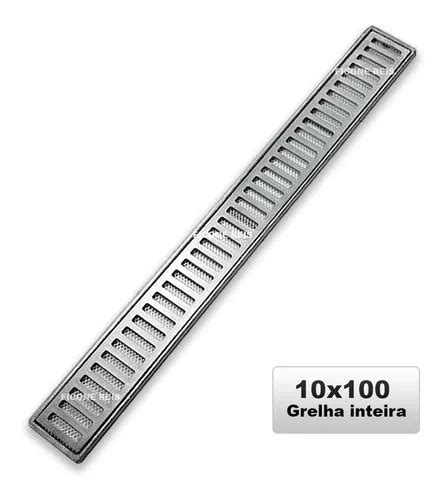 Ralo Linear X Grelha Inteira Tela Anti Insetos Alum Nio