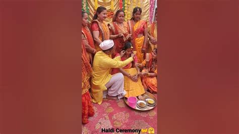 Didi Ki Haldi Ceremony🤗haldiceremony Wedding Haldwani Uttarakhand