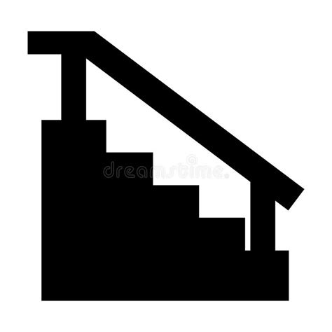 Icono De Escaleras Ilustración De Línea Vectorial Ilustración del