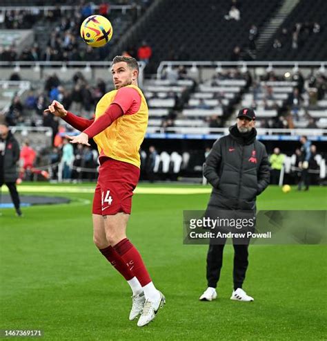 Jordan Henderson Captain Of Liverpool During The Premier League Match