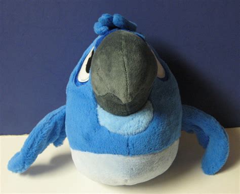 SOLD - Angry Birds Plush Rio Blu Macaw Bird - 8" Squeeze Rovio 2011 ...