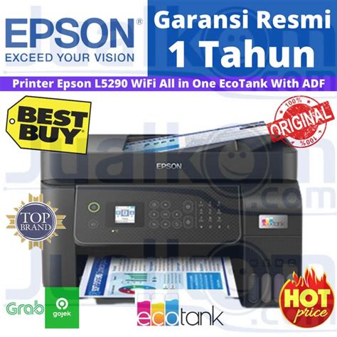 Jual Printer Epson L5290 L 5290 WiFi All In One EcoTank L 5290 With ADF