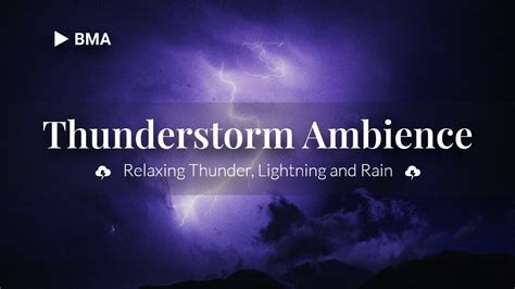 Lightning And Rain • Thunderstorm Sounds For Relaxing Or Sleep • White