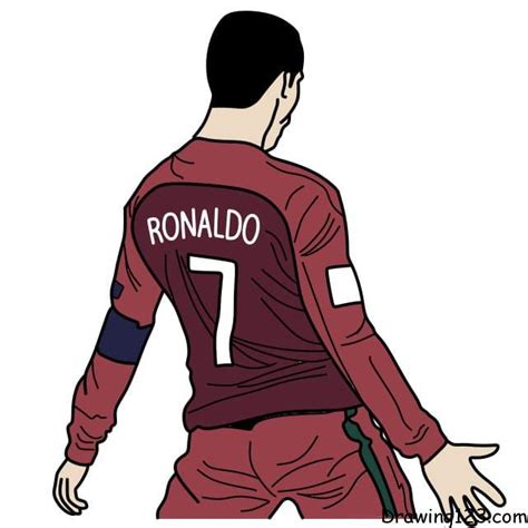 How To Draw A Ronaldo Shirt Cristiano Ronaldo Drawing Tutorial