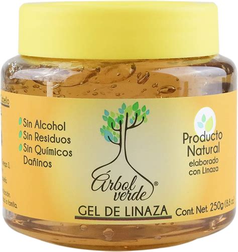 Gel Fijador De Cabello A Base De Linaza Rbol Verde Tradicional Para