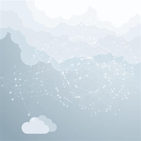 Premium Vector Cloud Computing Concept Design The Background Is Gray