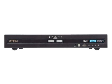 ATEN PSD PP v4.0 Compliant Secure Defense KVM Switch — 2PORT DVI-DUAL (CAC-PIV) (CS11-2PORT-DVI-DUAL-CAC-PIV)