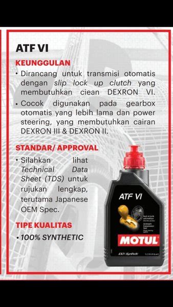 Jual Oli Atf Motul Dexron Vi Asli Original Di Lapak Mps Mobil