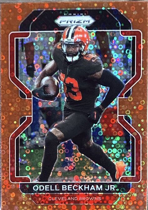 Prizm Football Orange Disco Prizms Pick Your Card Ebay