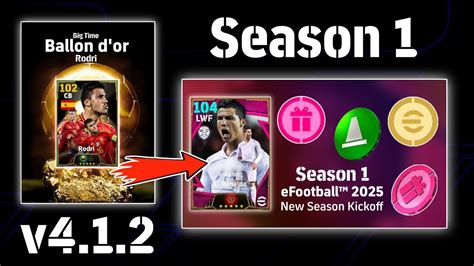 New Update V4 1 2 In EFootball 2025 New Nom Contract Season 1 Free