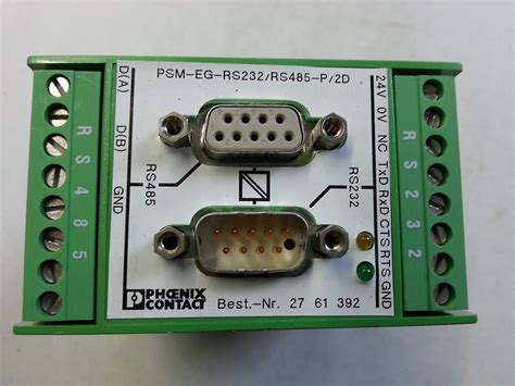 PHOENIX CONTACT Schnittstellenumsetzer PSM EG RS232 RS485 P 2D EBay