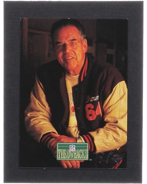 Otto Graham Pro Line Portraits Autographs Ret Pristine Auction