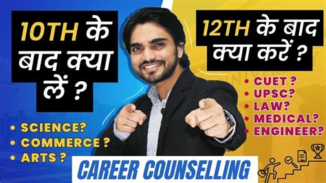 What To Do After Class 10 12 Best Streams Available Career Counseling After 10th 12th Youtube