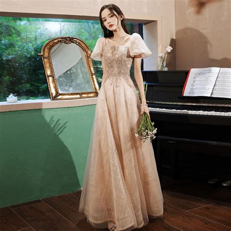 Eaglely Luxury Banquet Evening Long Dinner Dress For Women Elegant