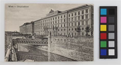 Wienfluss Zollamtsbr Cke Mit Hauptzollamt Und Stadtbahn