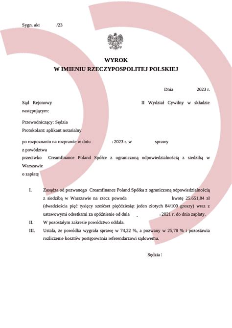 Dobry prawnik od długów odzyska wpłaty za refinansowania Kancelaria