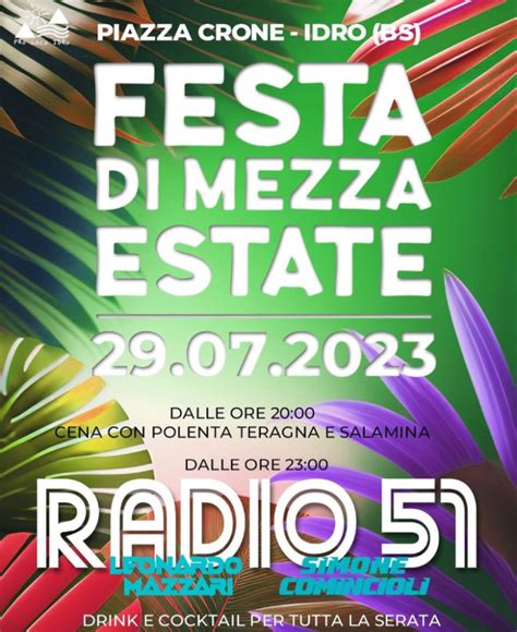 Festa Di Mezza Estate A Idro