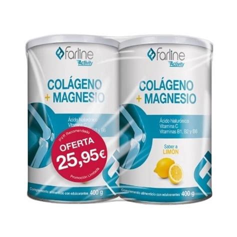 Comprar Farline Activity Duplo Colageno Magnesio Sabor Limon X G