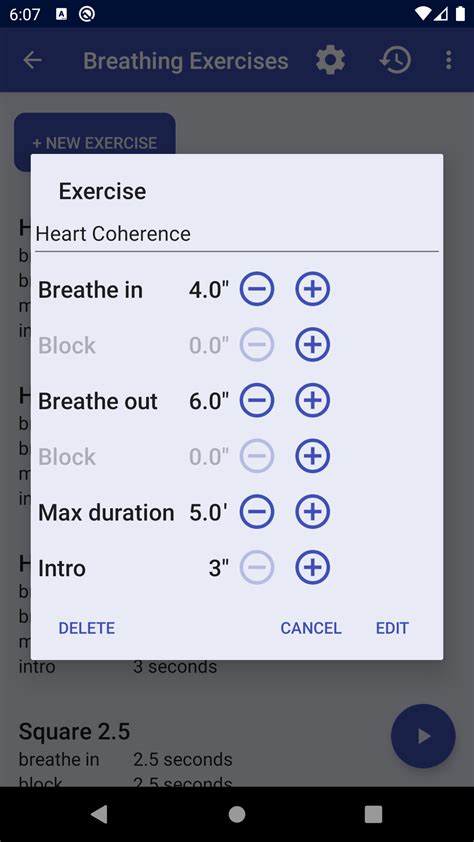 Heart Coherence Breathing Exercises Steady Practice Timer