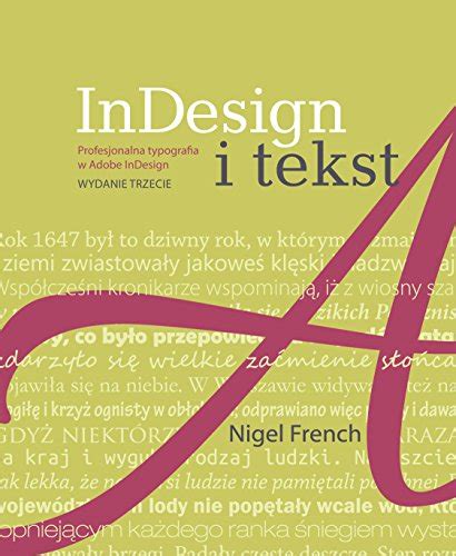 Indesign I Tekst Profesjonalna Typografia W Adobe Indesign By Nigel