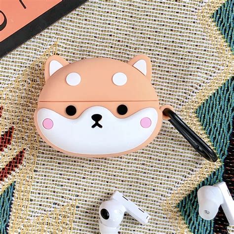 For Oppo Enco Air2 Pro Case Cute Cartoon Shiba Inu Dinosaur Briquettes Silicone Protective Cover