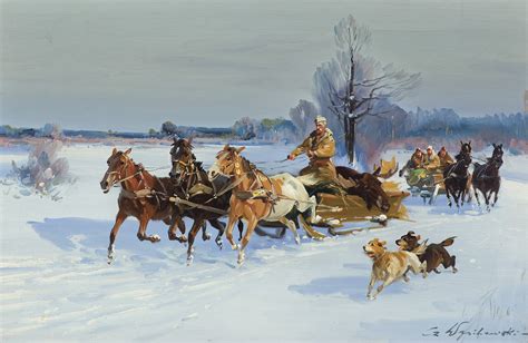 Aukcja 13 12 2020 POWRÓT Z POLOWANIA NA ŁOSIE Domu Aukcyjnego Agra Art