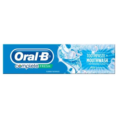 Oral B Toothpaste Complete Mouthwash And Whitening 100ml From Ocado