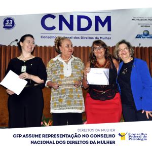 Cfp Assume Representa O No Conselho Dos Direitos Da Mulher Cfp Cfp