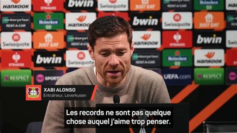 Xabi Alonso Heureux Que Ses Joueurs Aient Conserv Le Record D