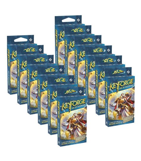 Keyforge La Edad De La Ascensi N Expositor Con Mazos Mathom