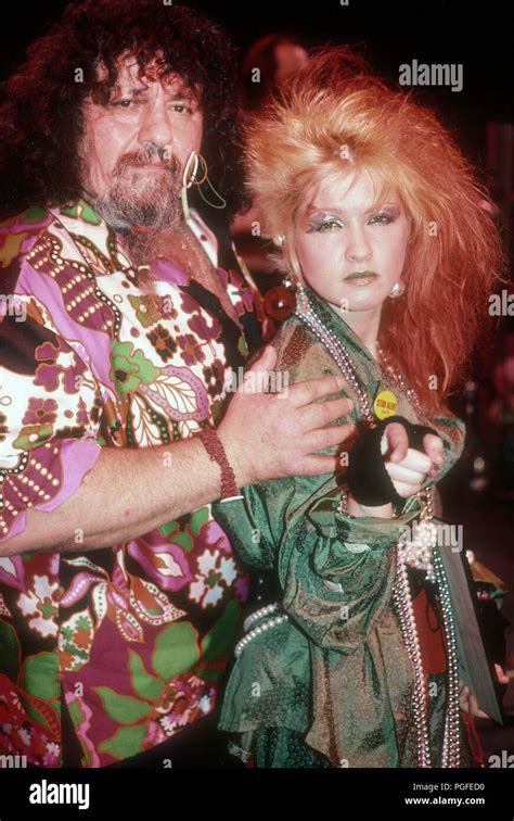 Captain Lou Albano and Cyndi Lauper 1984 Photo By Adam Scull/PHOTOlink ...