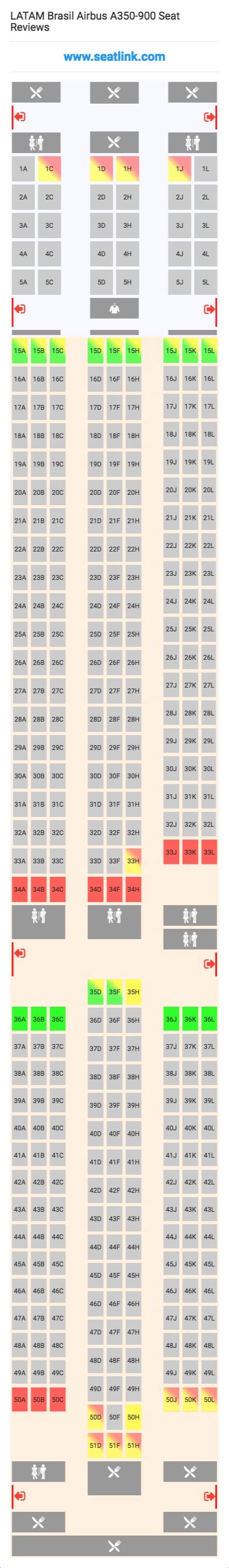 Latam Brasil Airbus A Seat Map Seating Airbus Seating