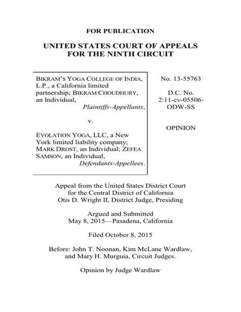 United States Court Of Appeals For The Ninth Circuit