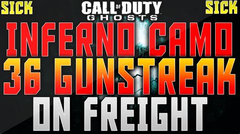 Ghosts Epic Gunstreak W Inferno Camo Youtube