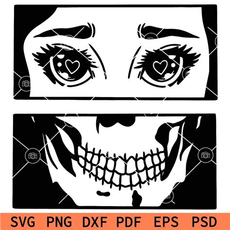 Anime Eyes Svg Skeleton Svg Skeleton Monogram Svg Svg Docker