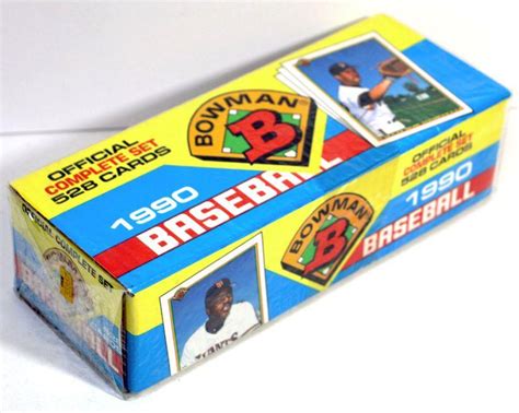 Bowman Baseball Cards Official Complete Set Factory Sealed Box